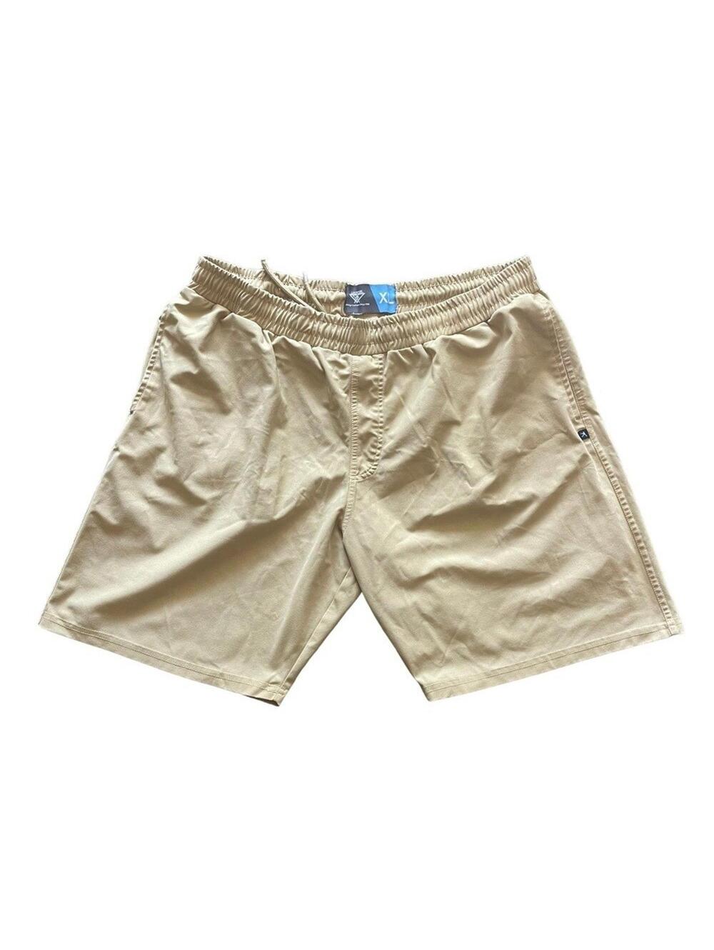 Lacrosse Men's XL Tan 8" Inseam Athletic Sports Shorts